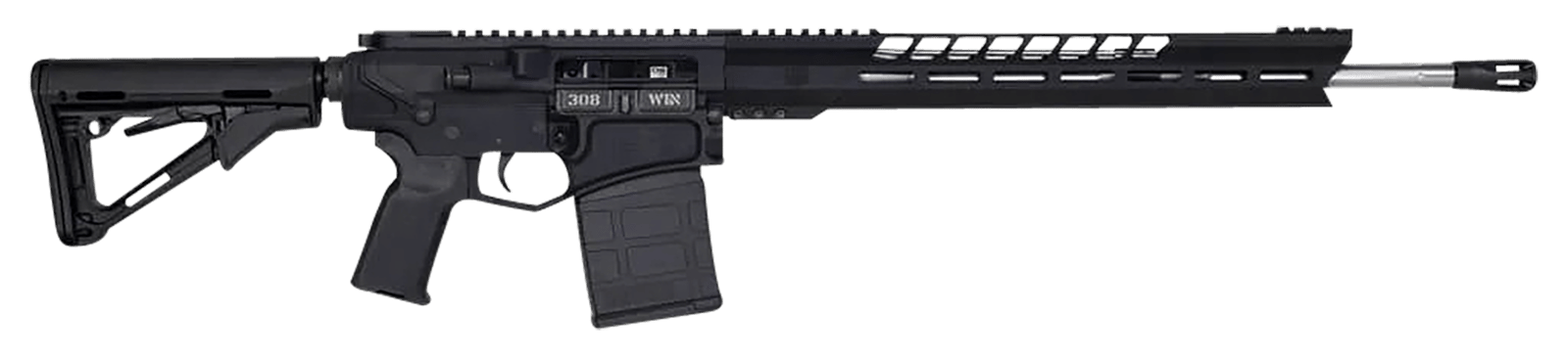 Diamondback DB1032C001 DB10  308 Win 18" 20+1 Black Adjustable Magpul CTR Stock Black Magpul MOE K2 Grip with Black Gold Lower 15" M-Lok