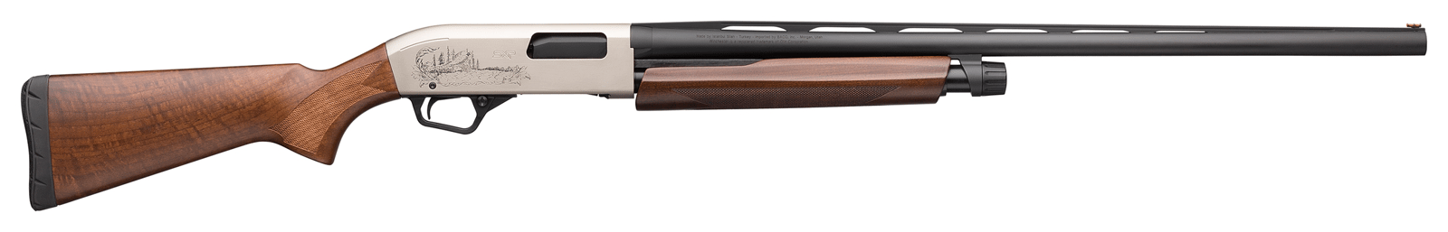 Winchester Repeating Arms 512404392 SXP Upland Field 12 Gauge 28" 4+1 3" Matte Nickel Engraved Rec Grade II/III Satin Turkish Walnut Stock Right Hand (Full Size) Includes 3 Invector-Plus Chokes
