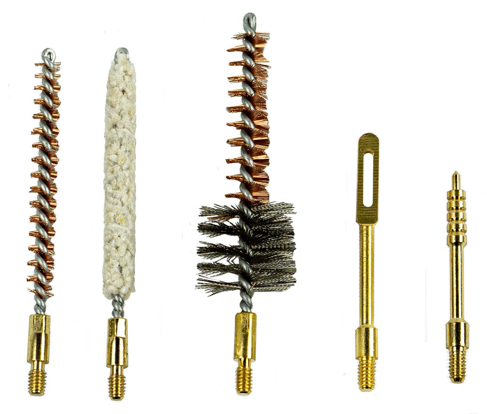 KleenBore 556-SET MSR/AR Platform Accessory Cleaning Set #8-32 Thread Cotton Mop Bore Brush Bronze Bristles