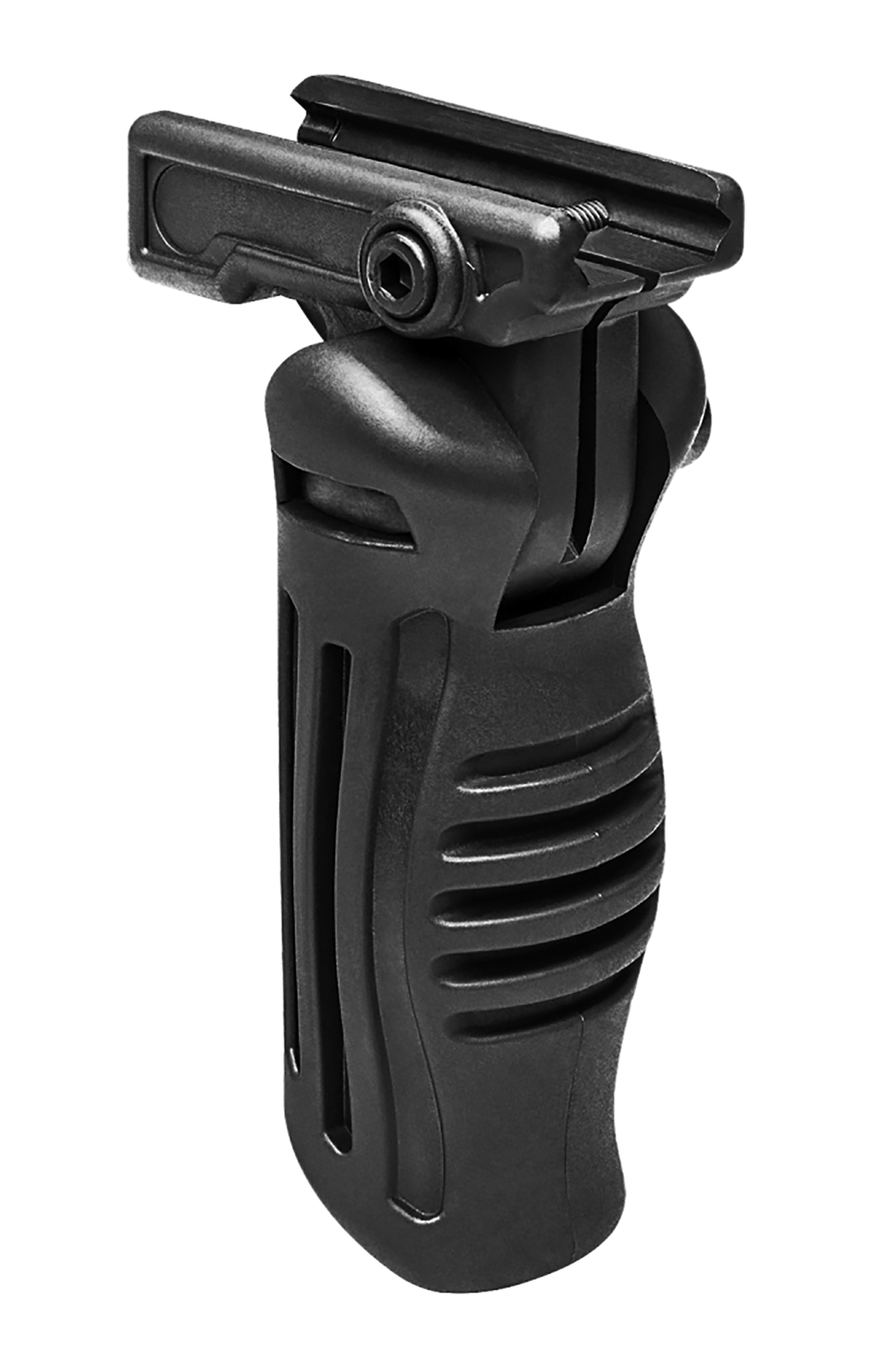 NcStar AARFVG Folding Verticle Grip  Ergonomic Black Polymer