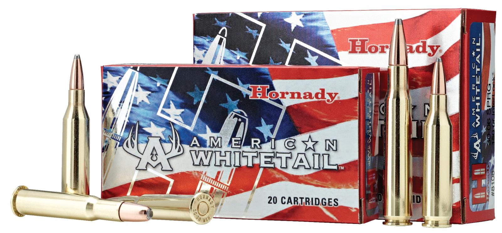 Hornady 81489 American Whitetail  6.5Creedmoor 129gr InterLock Spire Point 20 Per Box/10 Case