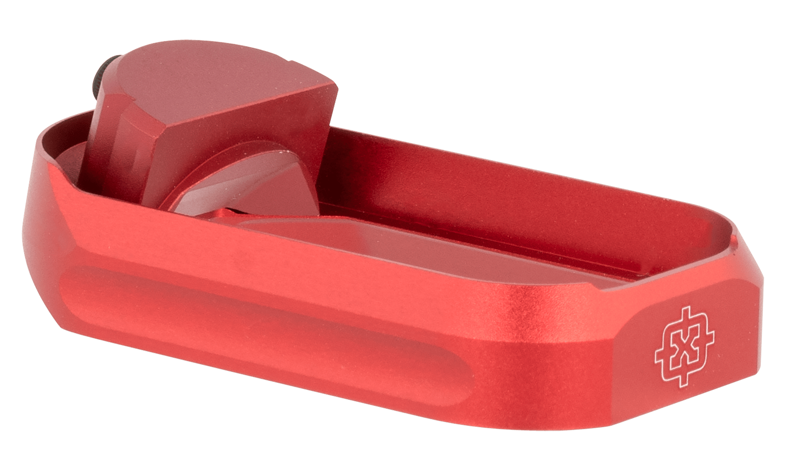 Cross Armory CRGFMWRD Flared Magwell  Compatible w/Glock Gen1-3 Red Anodized Aluminum