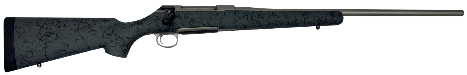 Sauer S1HSGFT65C 100  6.5 Creedmoor Caliber with 5+1 Capacity, 22" Barrel, Gray Cerakote Metal Finish & Gray Black Webbed Fixed HS Precision Stock Right Hand (Full Size)