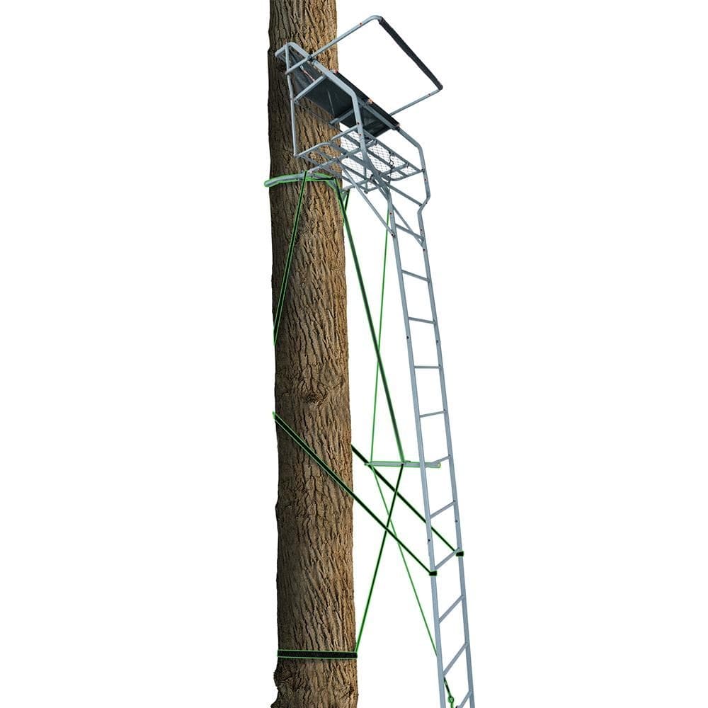 Ol'Man Marksman 2-Person Jaw & Truss Ladder Stand 18 ft