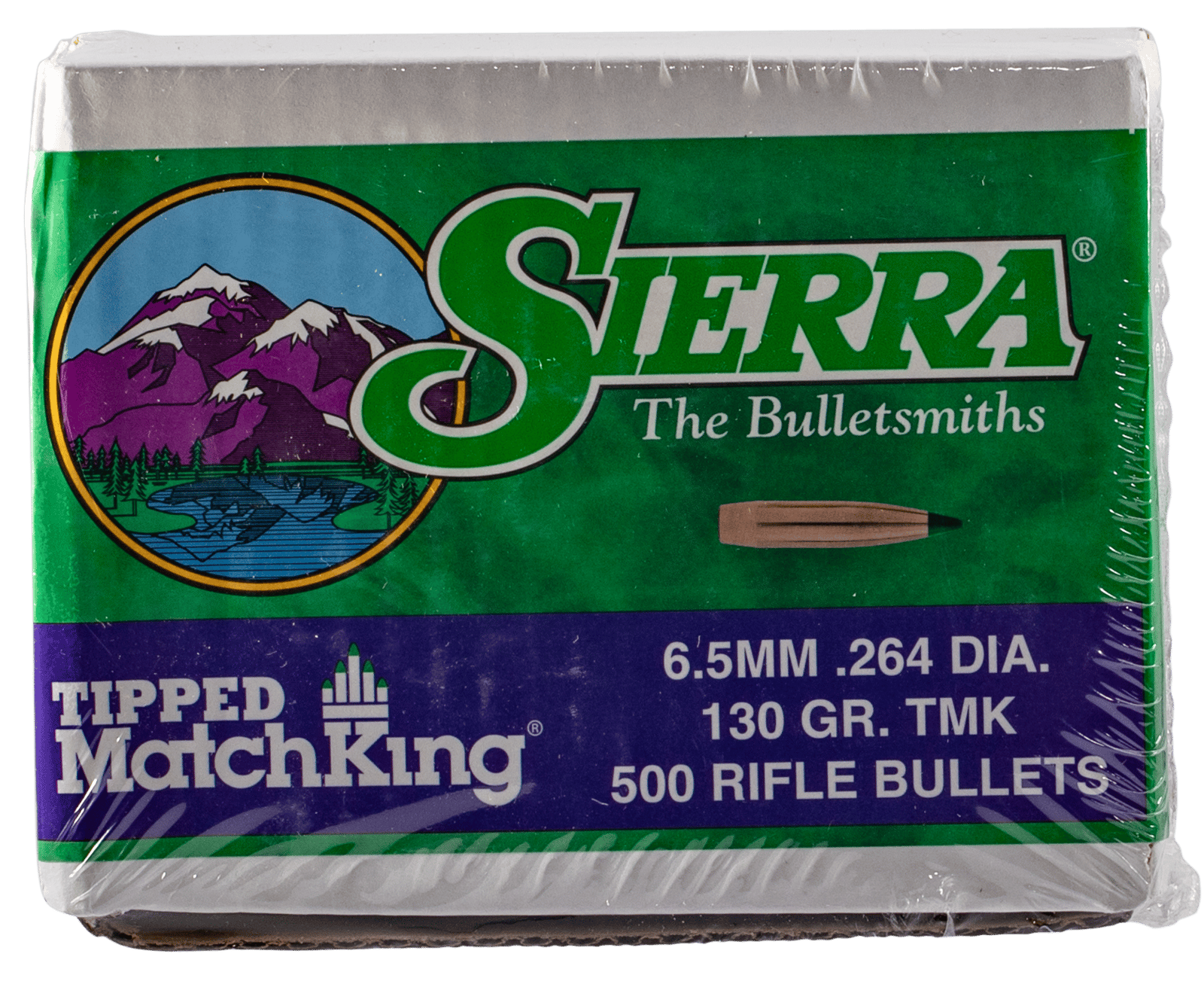 Sierra 7430C Tipped MatchKing  264Cal 130gr Tipped MatchKing 500/Box