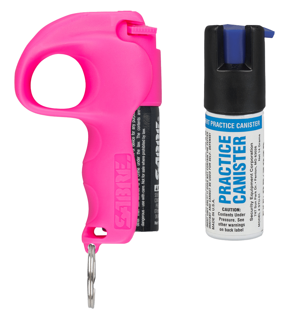 Sabre PBPKOCSTU04 Quick Grip Pepper Spray Range 12ft 0.54oz Pink Canister