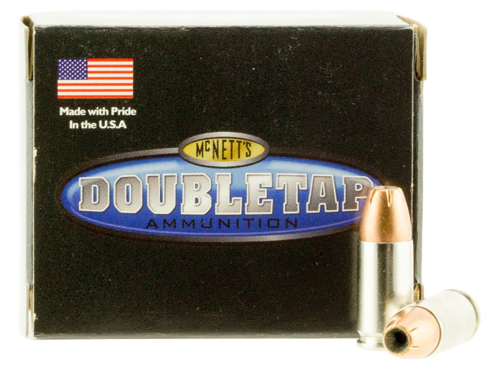 DoubleTap Ammunition 9MM165EQ Home Defense  9mmLuger+P 165gr Jacketed Hollow Point 20 Per Box/50 Case