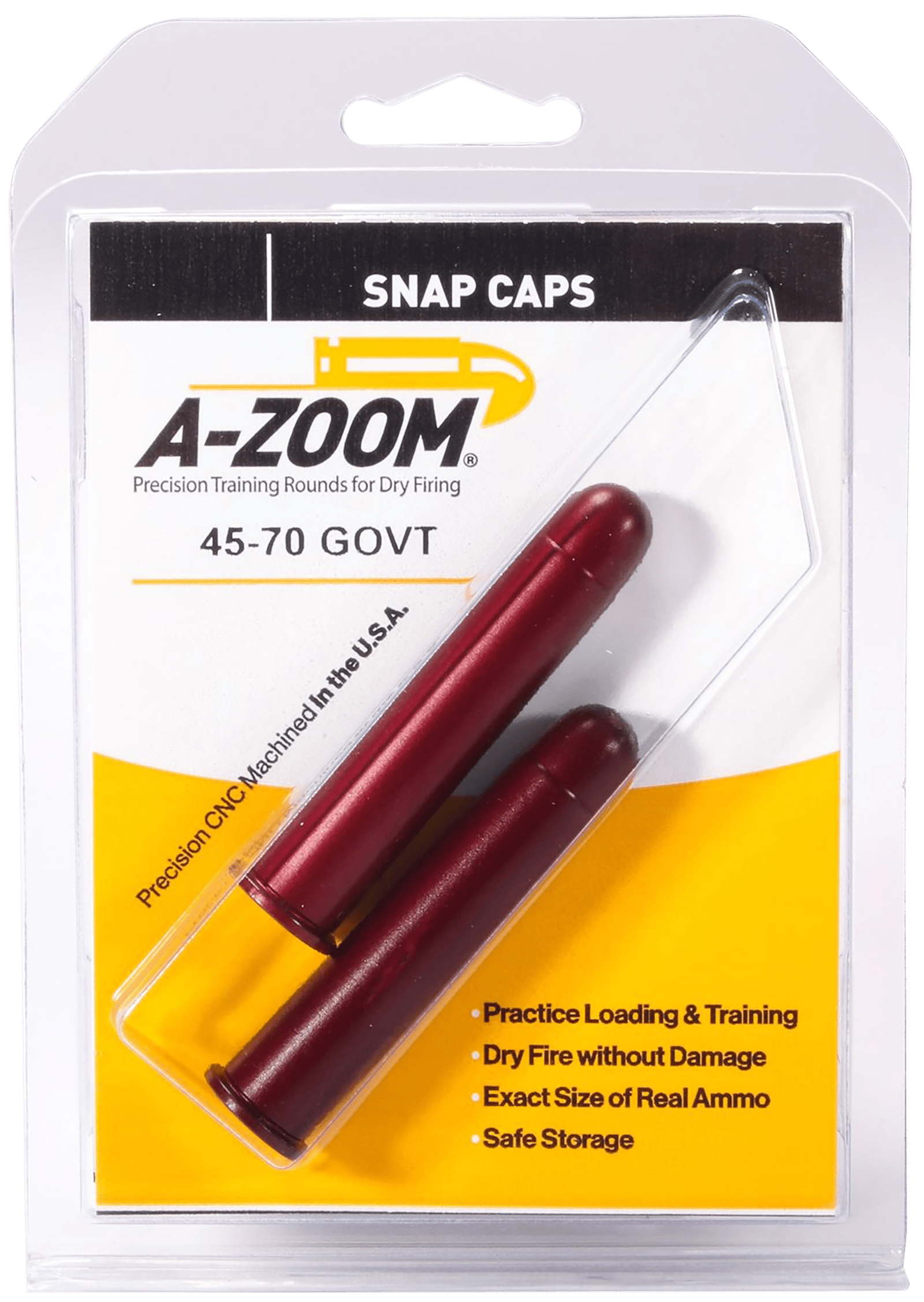 A-Zoom 12231 Rifle Snap Cap 45-70Gov 2Pack