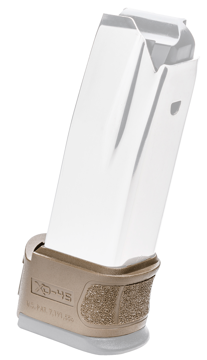 Springfield Armory XDG5007FDE Mag Sleeve  made of Polymer with Flat Dark Earth Finish & 1 Piece Design for 45 ACP Springfield XD Mod.2 Magazines