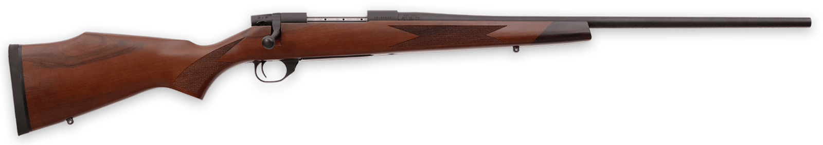 Weatherby VDT300NR4T Vanguard Sporter Full Size 300 Win Mag 3+1 24"  Bead Blasted Blued #2 Threaded Barrel, Matte Blued Drilled & Tapped Steel Receiver, Grade A Turkish Walnut Monte Carlo  Stock