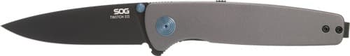 SOG KNIFE TWITCH III 3.1" SPRG ASST GRAY/BLUE/BLACK