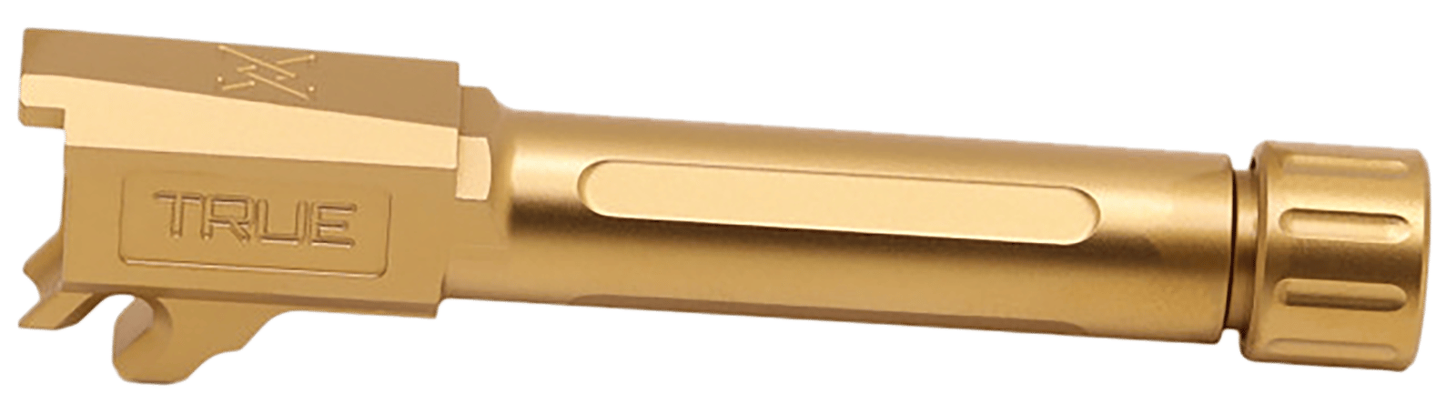 True Precision Inc TPP365BXTG Sig P365  9mm 3.10" Threaded Gold TiN Stainless Steel, Fits Sig P365/P365 SAS/P365X