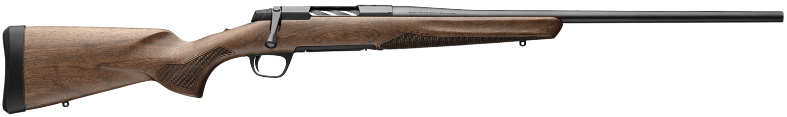 Browning 036001294 X-Bolt 2 Hunter Full Size 6.5 PRC 3+1 24" Matte Blued Sporter Barrel, Matte Blued Drilled & Tapped Steel Receiver, Fixed Satin Checkered Walnut Stock