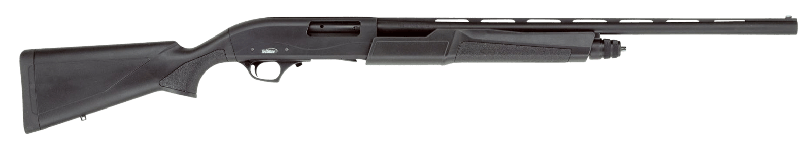 TriStar 23156 Cobra III  Compact 20 Gauge Pump 3" 5+1 24" Black Vent Rib Barrel, Black Steel Receiver, Fixed Black Synthetic Stock, Right Hand