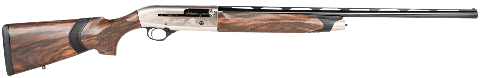 Beretta USA J40AN26 A400 Upland 20 Gauge 26" Black Barrel 3" 2+1, Nickel Engraved Metal, Xtra Grain Walnut Kick-Off Stock