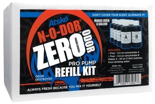 ATSKO ZERO N-O-DOR OXIDIZER PRO PUMP REFILL KIT MAKES 1GAL