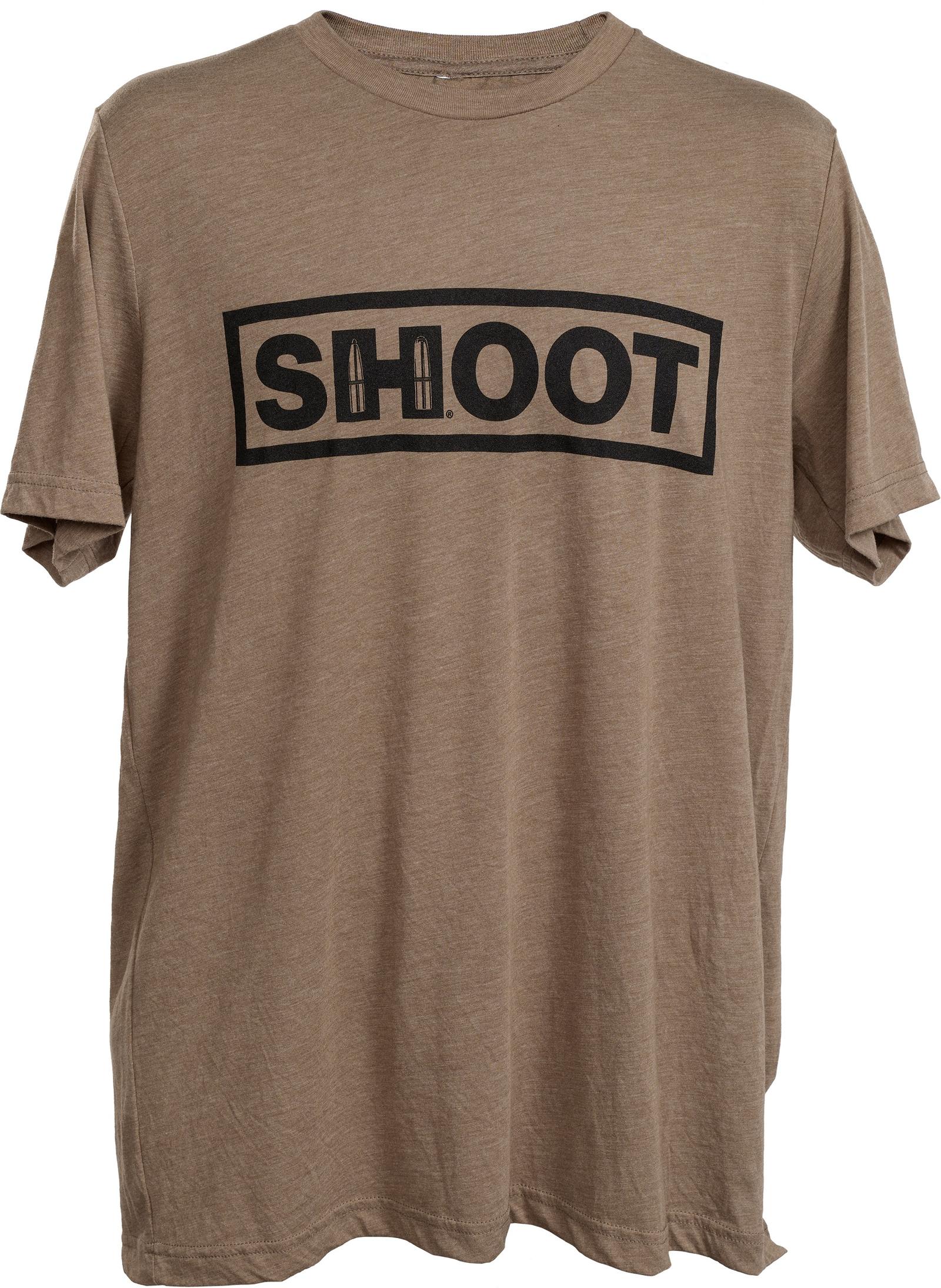 Hornady 99606XL Shoot T-Shirt Brown Tri-Blend Short Sleeve XL