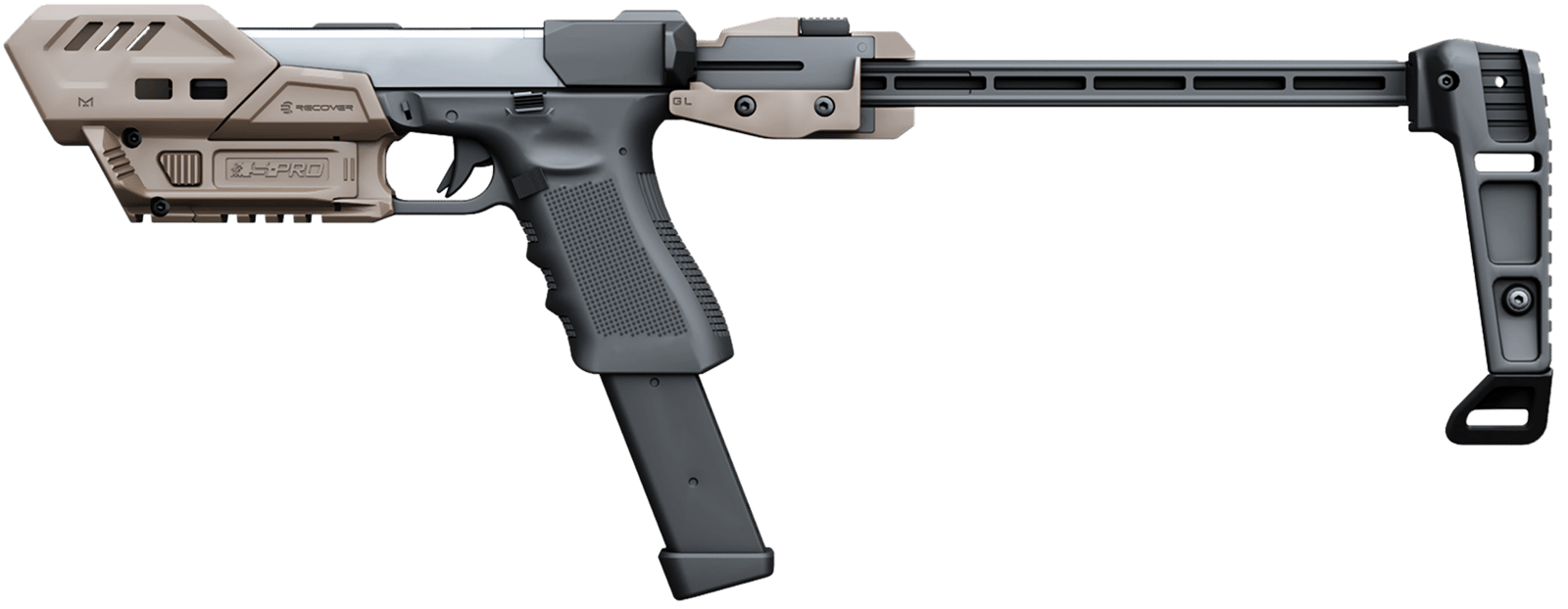 Recover Tactical SPROGB02 S-Pro Basic Conversion Kit For Glock Tan