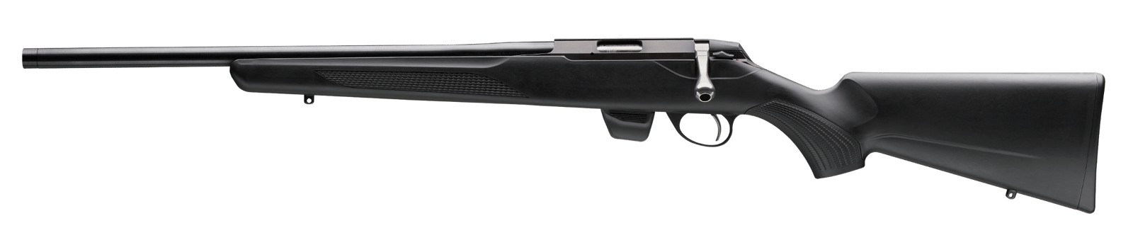 Tikka JRT1X409 T1X MTR Full Size 17 HMR 10+1 20" Black Threaded Barrel, Black Drilled & Tapped Stainless Steel Receiver, Black Fixed Synthetic Stock, Left Hand