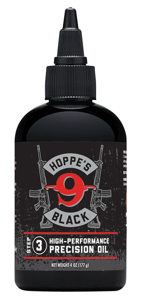 Hoppe's HBL4 Black Precision Oil Lubricates Prevents Rust & Corrosion  4 oz. Squeeze Bottle