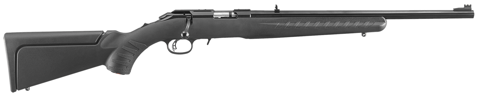 Ruger 8323 American Rimfire Compact 22 WMR 9+1 18" Satin Blued Steel Barrel & Alloy Steel Receiver w/Integral Scope Mount, Black Fixed Synthetic Stock, Right Hand