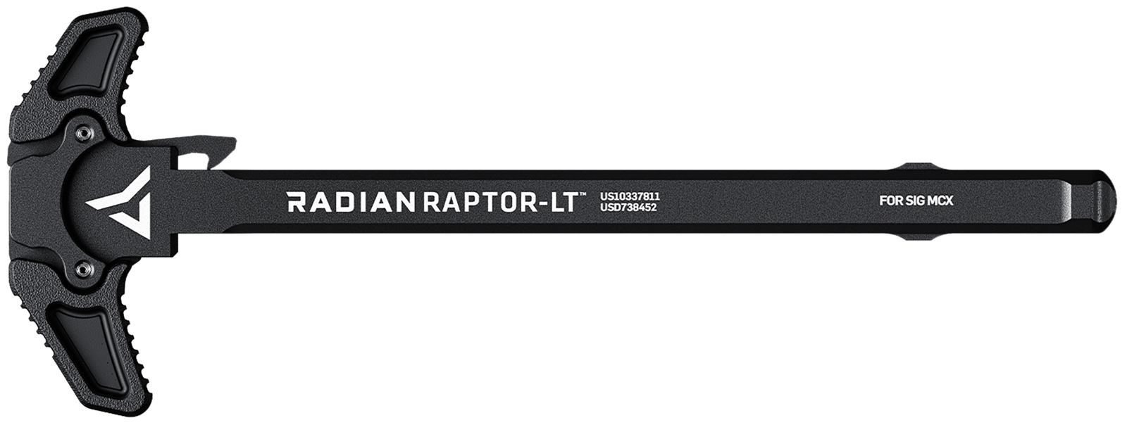 Radian Weapons R0364 Raptor LT Lightweight Ambi Charging Handle, Black, Fits Sig MCX