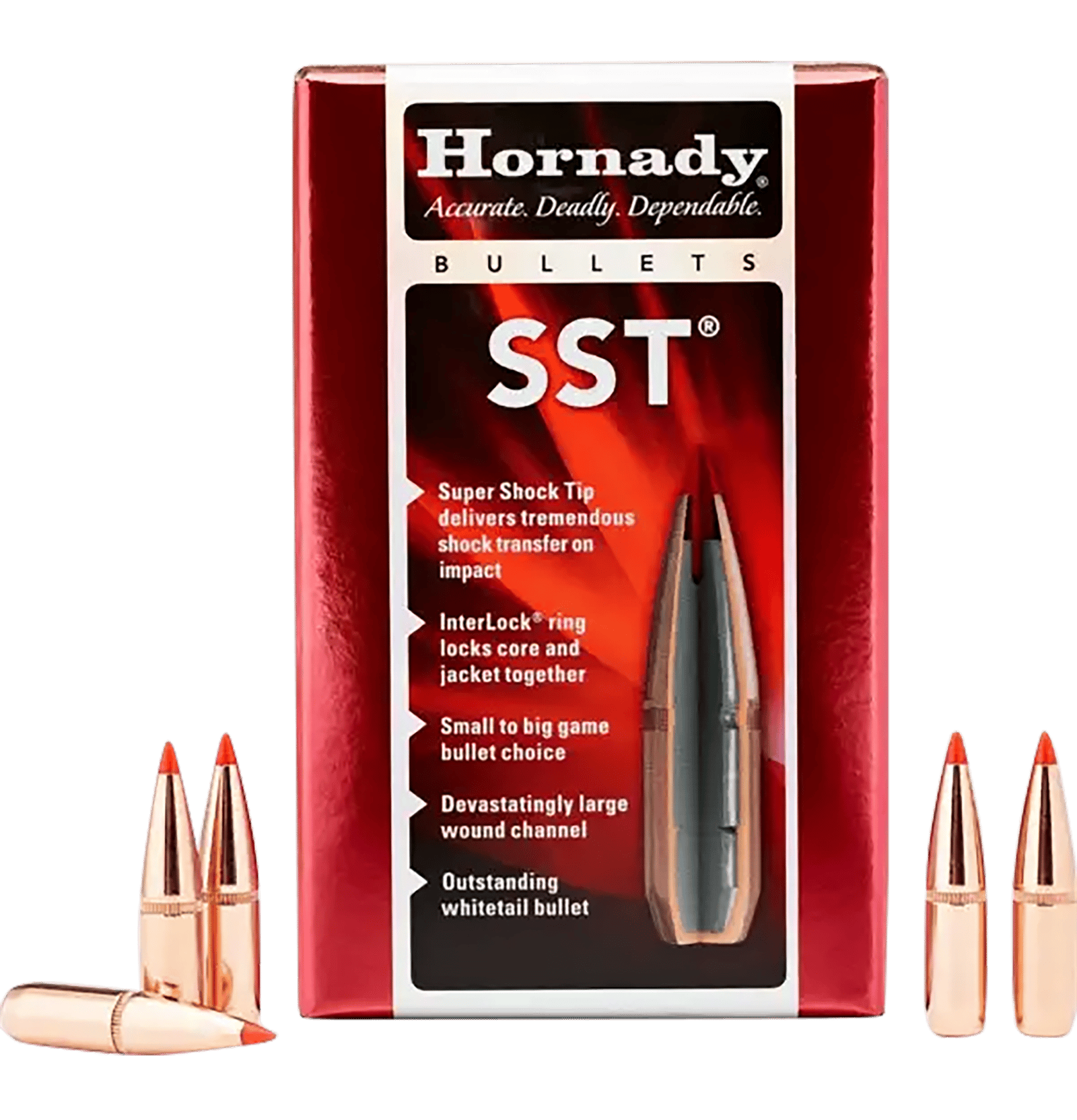 Hornady 27352 SST 270 Win .277 140 gr Super Shock Tip 100 Per Box/ 15 Case
