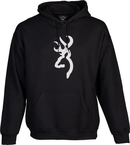 BROWNING HOODIE BRANDED BUCK MARK BLACK LARGE