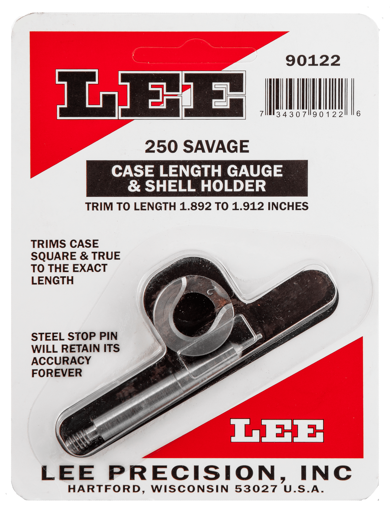 Lee Precision 90122 Case Length Gauge  250 Savage
