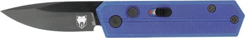 COBRATEC STINGER FOLDER 1.9" PURPLE/BLK D2 BLADE SD BUTTON
