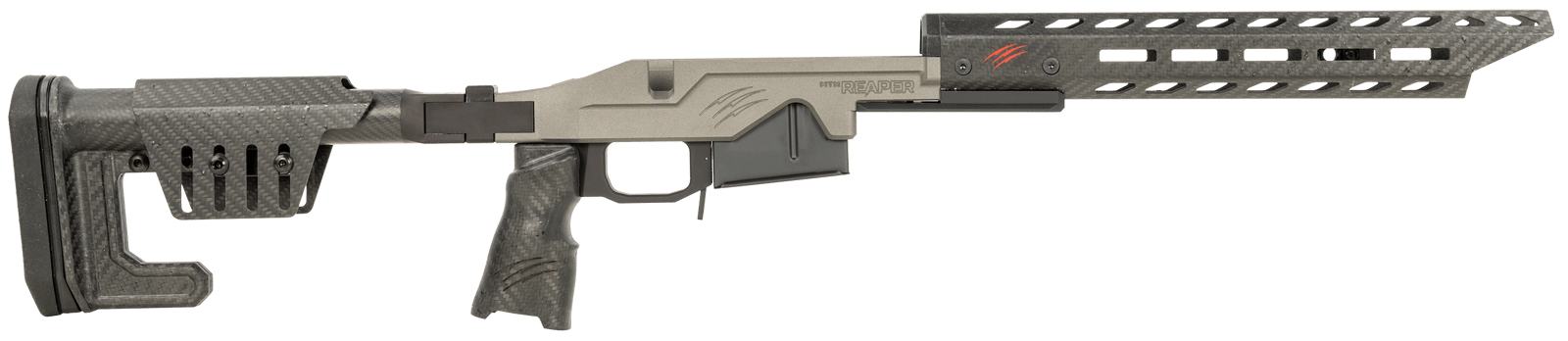 Fierce Firearms SACHSTU  Chassis Kit Tungsten Gray Fits AR-15 Short Action
