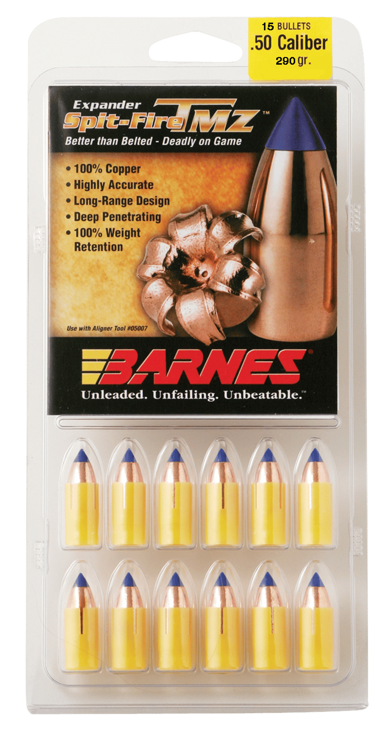 Barnes Bullets 30594 Spit-Fire TMZ Muzzleloader 50 Spit-Fire TMZ 290gr 15rd/Box