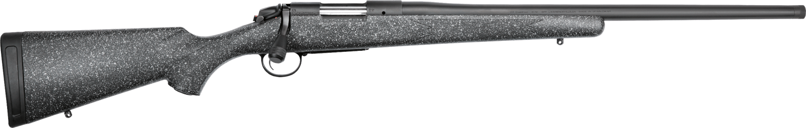 Bergara Rifles B14L501C B-14 Ridge 30-06 Springfield 3+1 24" Graphite Black Cerakote Barrel, Graphite Black Cerakote Steel Receiver, Gray Speckled Black Fixed American Style Stock, Right Hand