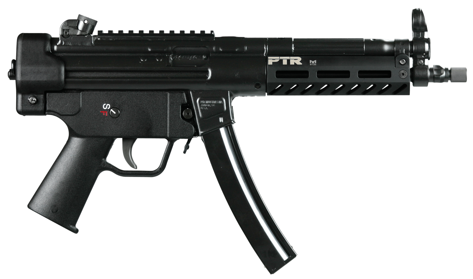 PTR 601 9CT  Pistol 9mm Luger 8.86" 30+1 Black Threaded 1/2 x 28 Top Rail