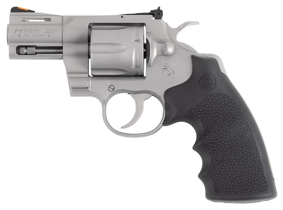 CLT PYTHON 357MAG 2.5 MATTE SS RUBBER