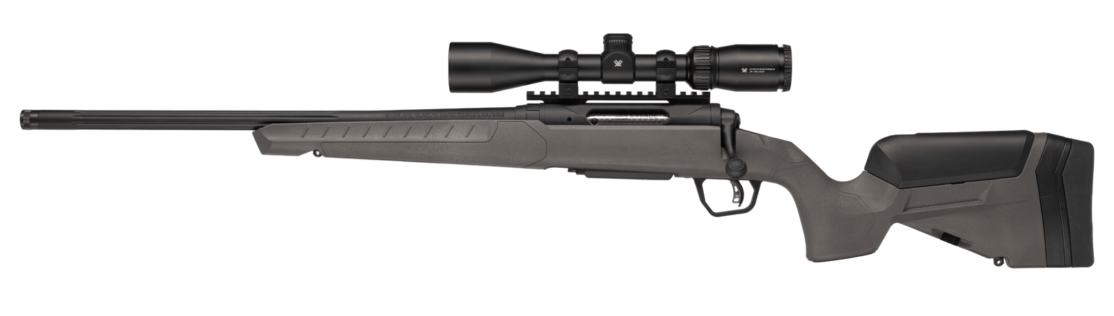 Savage Arms 32496 110 Trailblazer 300 Win Mag 3+1 22" Fluted Barrel, Flat Dark Gray Adj LOP Synthetic Stock, Left Hand