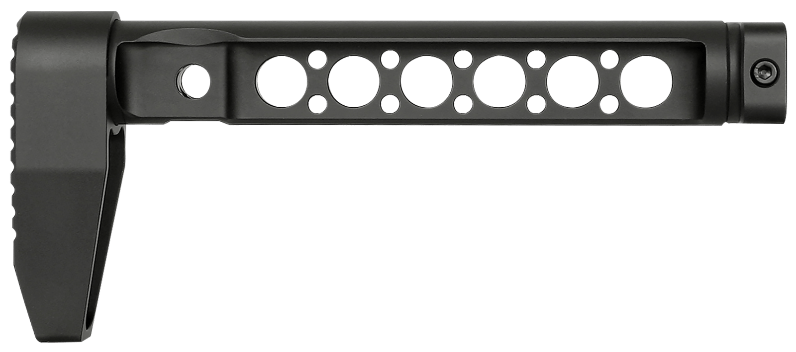 Midwest Industries MISTAPLWS Stock Tube  Aluminum Black Anodized AR-15