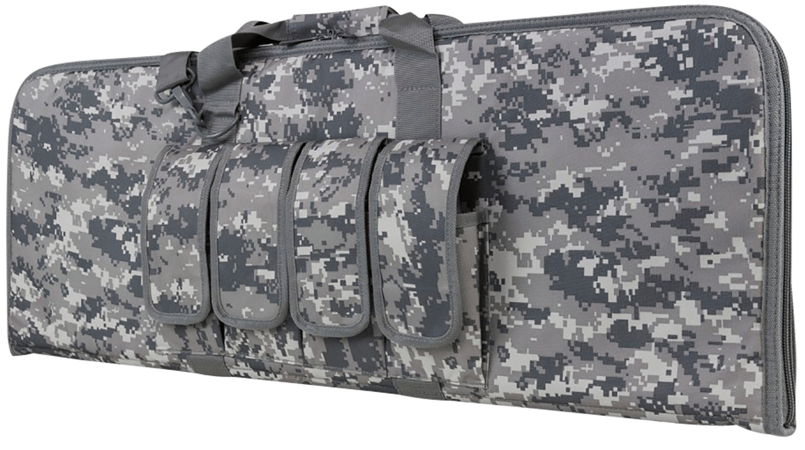 NcStar CVCP2960D36 VISM Carbine Case Digital Camouflage PVC Nylon w/ Lockable Zippers Pockets & Padded Carry Handle