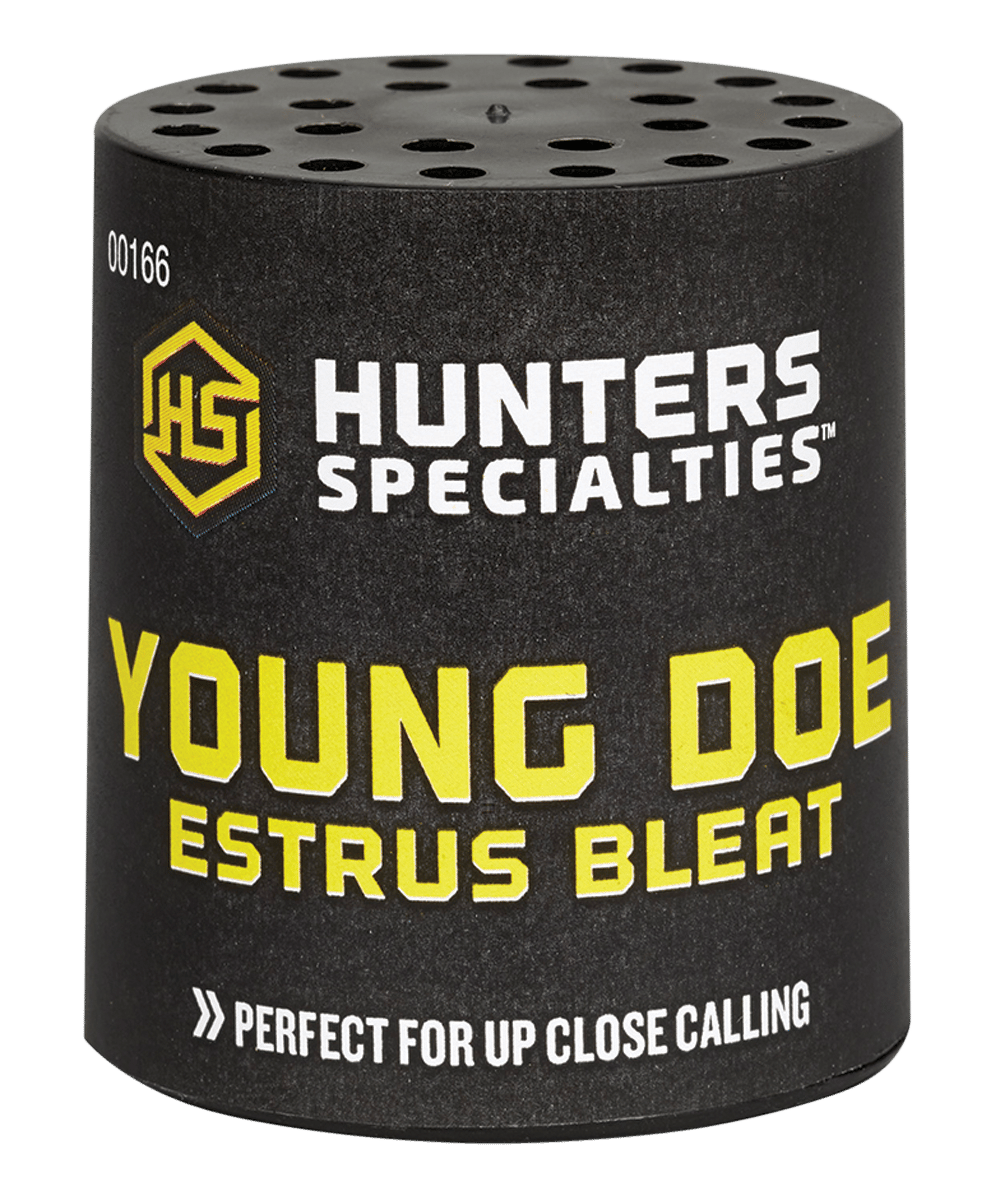 Hunters Specialties 00166 Young Doe Estrus  Can Call Doe Sounds Attracts Deer Black