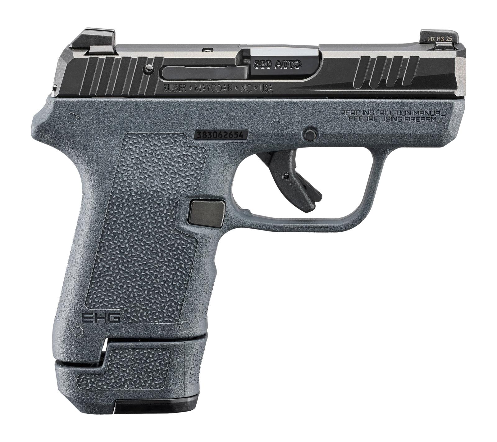 Ruger 23702 LCP Max 380 ACP 13+1 2.80" Black Nitride Barrel & Steel Serrated Slide, Stealth Gray Polymer Frame