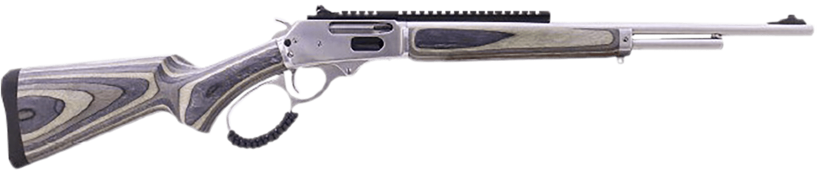 Rossi 950045189LW R95  45 Colt 8+1 18" Matte Stainless Threaded Barrel, Stainless Polished Stainless Steel Receiver, Fixed Laminate Stock