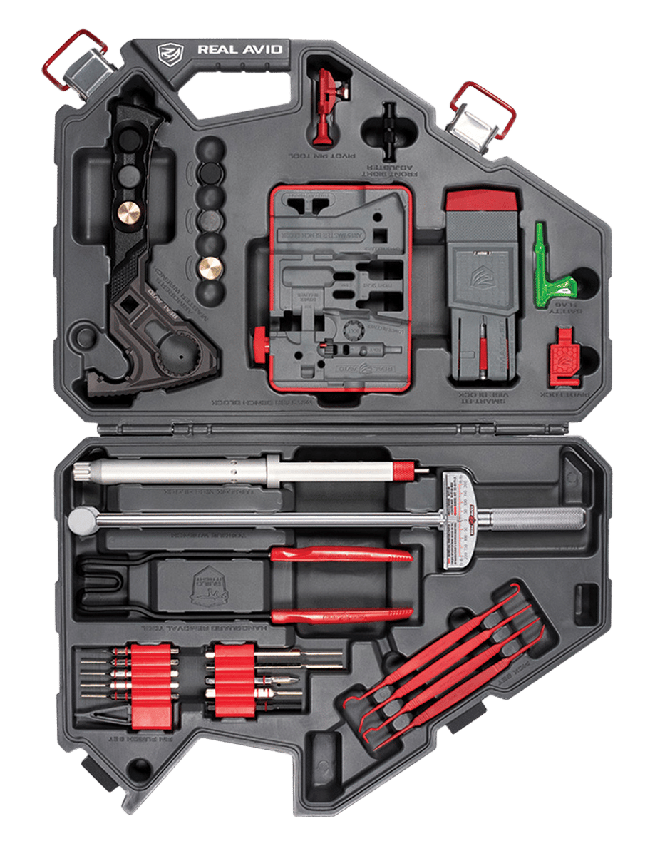 Real Avid AVAR15AMK Armorer's Master Kit AR15 Gray/Red Multiple