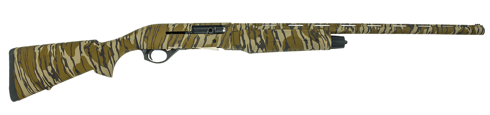 SDS Imports 21000195 S2  Full Size 20 Gauge Semi-Auto 3" 3+1 28" Overall Mossy Oak Bottomland Vent Rib Barrel, Drilled & Tapped Receiver, Fixed Synthetic Stock