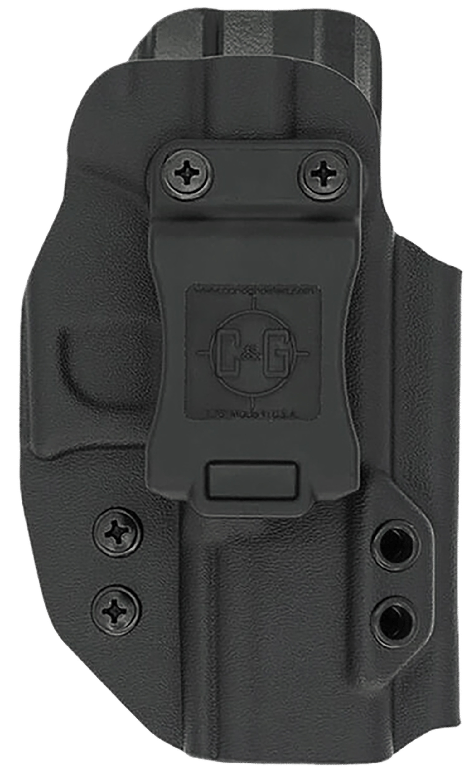 C&G Holsters 1864100 Covert  IWB Black Kydex Belt Clip Fits 1911 3.5" Right Hand