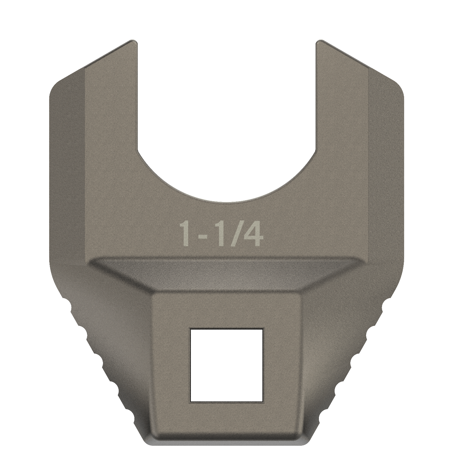 Real Avid AVMF114BNW Master -Fit Barrell Nut Wrench 1 1/4" Titanium Titanium/Stainless Steel AR-Platform Free-Float Handle