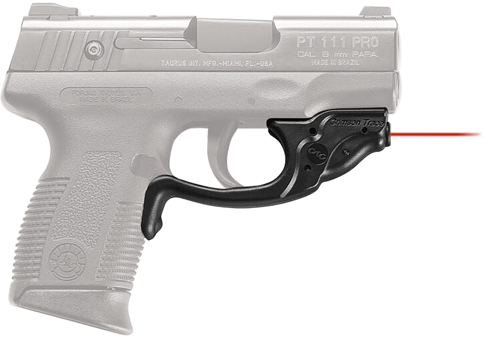 Crimson Trace 0180301 Laserguard  Taurus Millennium Pro, Green Laser Black Polymer