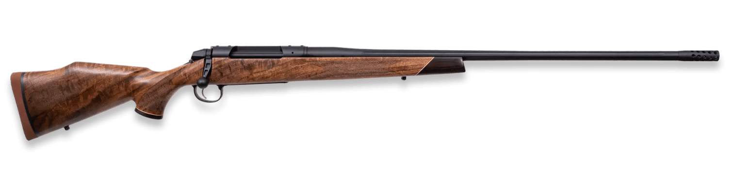 Weatherby 3WASD22CMR4B 307 Adventure SD 22 Creedmoor 4+1 22" Graphite Black Cerakote Fluted Threaded Barrel, Graphite Black Cerakote Steel Drilled & Tapped Receiver, Walnut Monte Carlo Wood Stock, Rig
