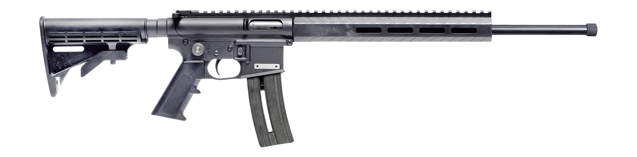 Mountain Billy Gun Lab MBGL-GOAT15-TB-1-HC Goat-15 Helium 22 LR 10+1 16" Black Threaded Barrel, Black Polymer Receiver w/Picatinny Rail, M-LOK Handguard, Black Adj 7 Position Polymer Buttstock, Black