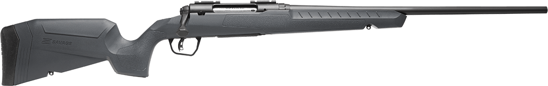 Savage Arms 32126 Axis 2 Compact 400 Legend 4+1 20" Matte Black Heavy Sporter Barrel, Matte Black Drilled & Tapped Carbon Steel Receiver, Fixed Gray Synthetic Stock, Left Hand