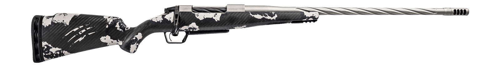 Fierce Firearms ROGSSX308WIN18GP Twisted Rogue XP 308 Win 3+1 18" Tungsten Cerakote Spiral Fluted Threaded Stainless Steel Barrel, Drilled & Tapped Receiver, BiPod Rail Forend, Phantom Camo LR Negativ